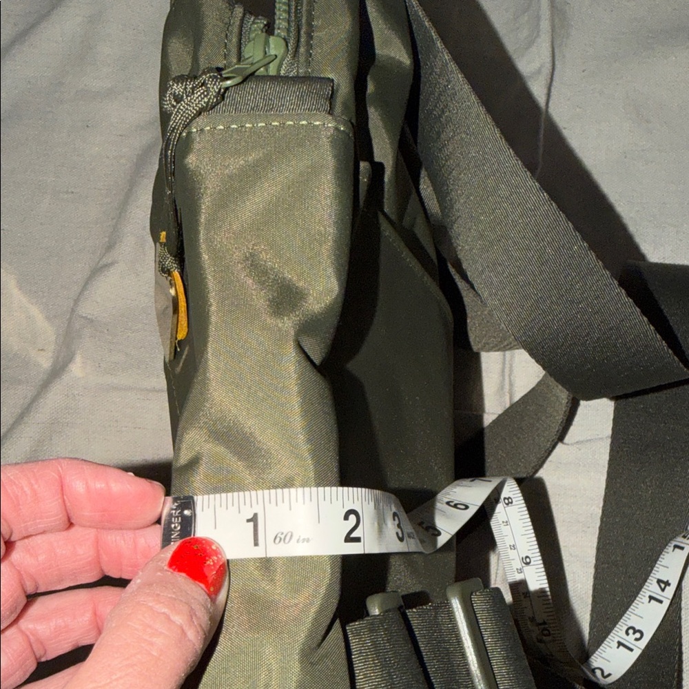 R. Riveter Olive Green BackPack Bag with Organizer Pocket - Picture 13 of 13